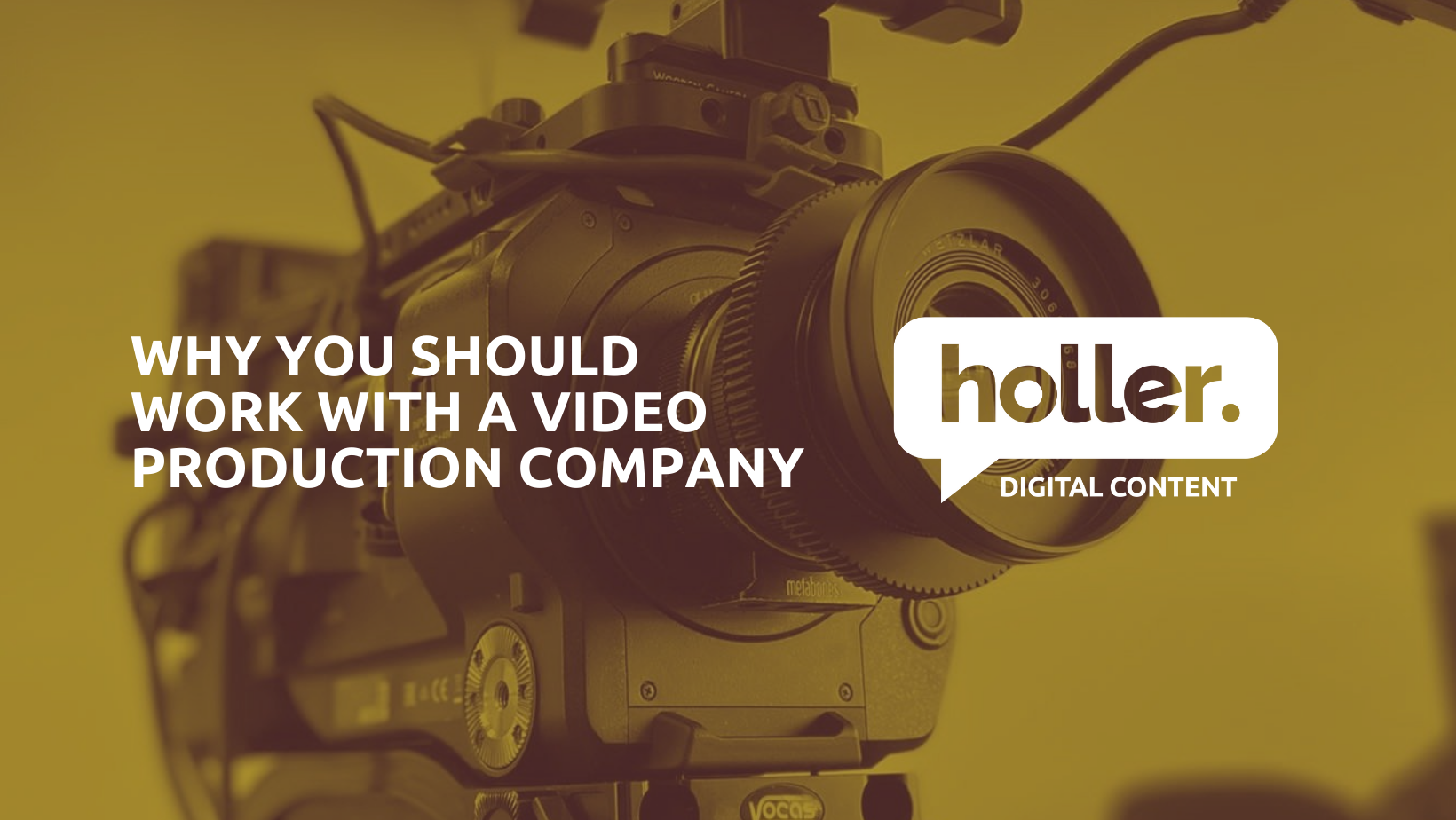 WHY YOU SHOULD WORK WITH A VIDEO PRODUCTION COMPANY